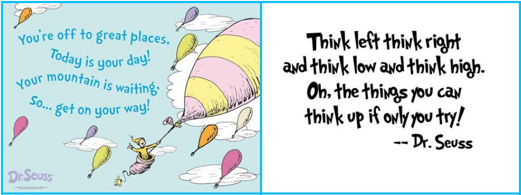 Dr. Suess oh the places you'll go - Inspiration Bug | Blog